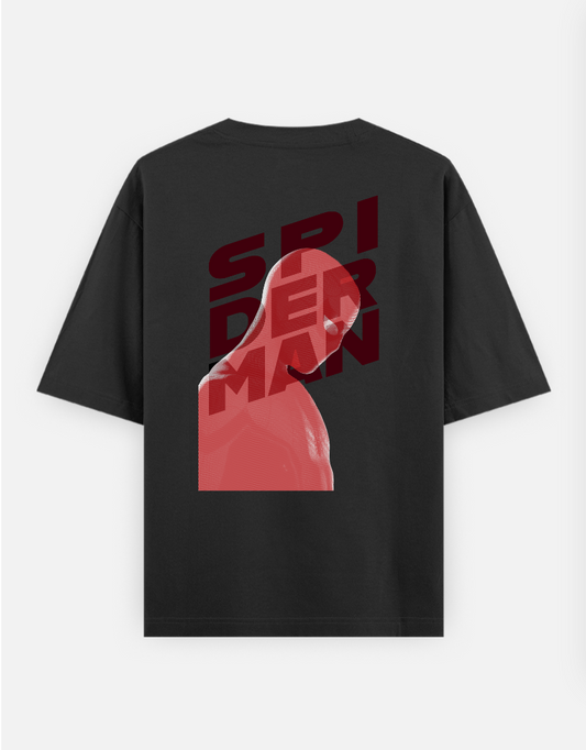Spiderman: No Way Home Oversized T-shirt (Back print) by @sarangdhar_by_kunal