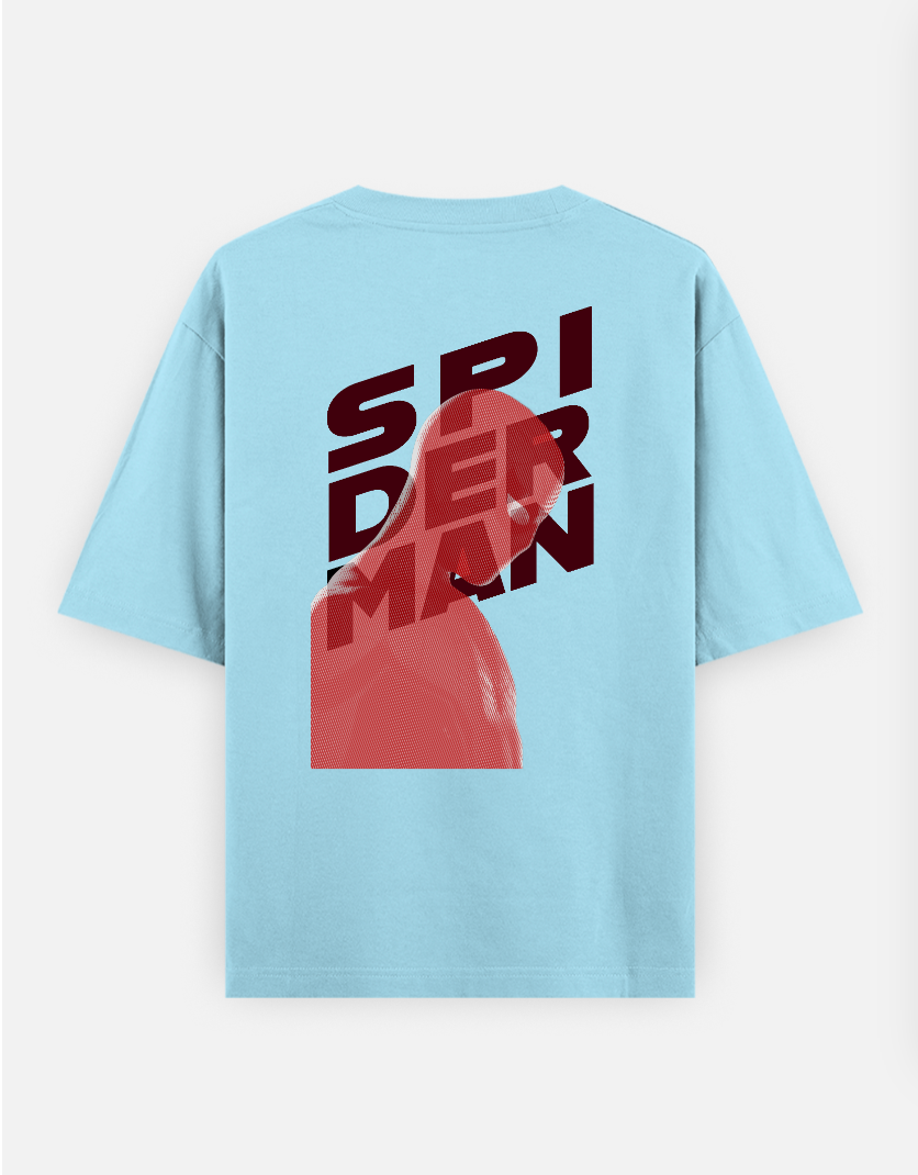 Spiderman: No Way Home Oversized T-shirt (Back print) by @sarangdhar_by_kunal