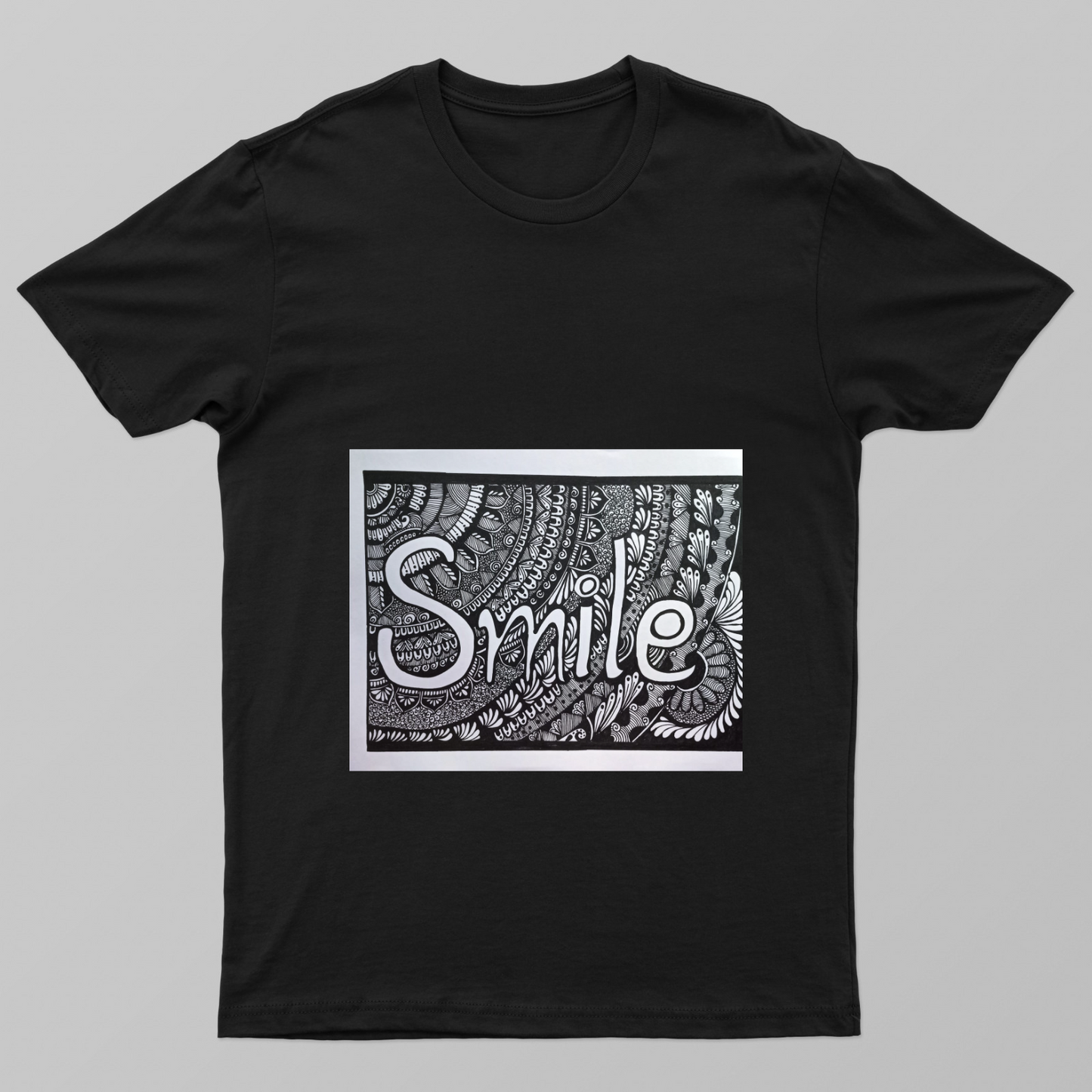 Handmade mandala design Unisex T-shirt by Monika Goswami