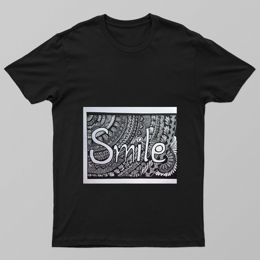 Handmade mandala design Unisex T-shirt by Monika Goswami