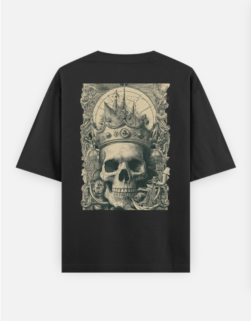 The Pirate T Shirt Oversized T-shirt (Back print) by @rd_digital_store