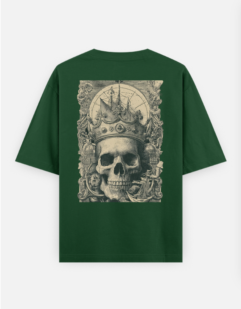 The Pirate T Shirt Oversized T-shirt (Back print) by @rd_digital_store