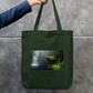 Enchanted waterfall Zipper Tote Bag by @_pranali.pangare