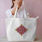 Kolam Design Everyday Large Tote Bag by Sujatha