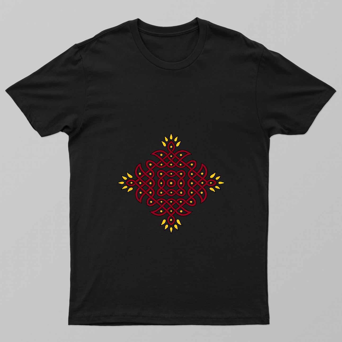 Kolam Design Unisex T-shirt by Sujatha