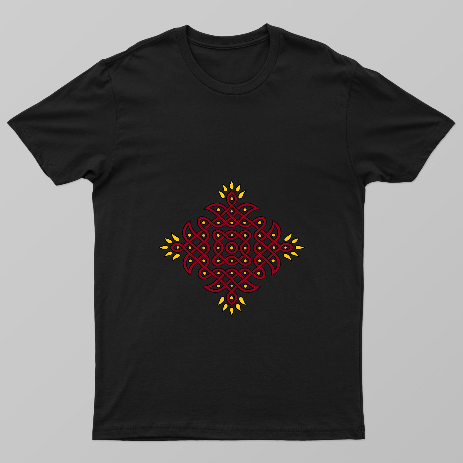 Kolam Design Unisex T-shirt by Sujatha