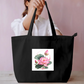 Lotus friend Everyday Large Tote Bag by Subha sardar