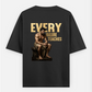 Motivation Quotes : Every Failure Teaches Oversized T-shirt (Back print) by Kunal Gupta