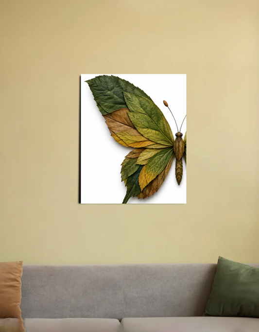 Leave of butterfly 16"x20" Canvas Poster by Subha sardar