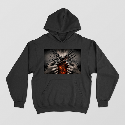 Destroy my heart Unisex Hoodie by Subha sardar