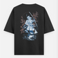 The Samurai T Shirt Oversized T-shirt (Back print) by @rd_digital_store