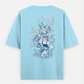 The Samurai T Shirt Oversized T-shirt (Back print) by @rd_digital_store