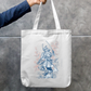 The Samurai Tote Bag Zipper Tote Bag by @rd_digital_store