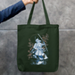The Samurai Tote Bag Zipper Tote Bag by @rd_digital_store