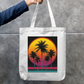 Minimal Tote Bag Zipper Tote Bag by @rd_digital_store