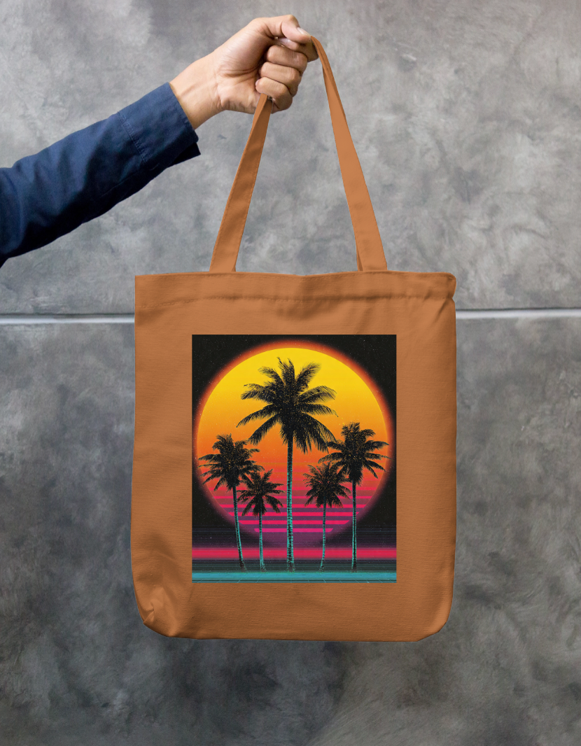 Minimal Tote Bag Zipper Tote Bag by @rd_digital_store