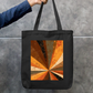 Sunburst Tote Bag Zipper Tote Bag by @rd_digital_store