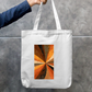 Sunburst Tote Bag Zipper Tote Bag by @rd_digital_store