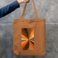 Sunburst Tote Bag Zipper Tote Bag by @rd_digital_store