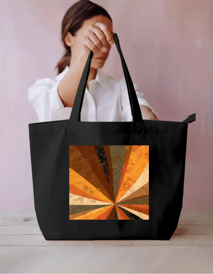 Sunburst Tote Bag Everyday Large Tote Bag by @rd_digital_store