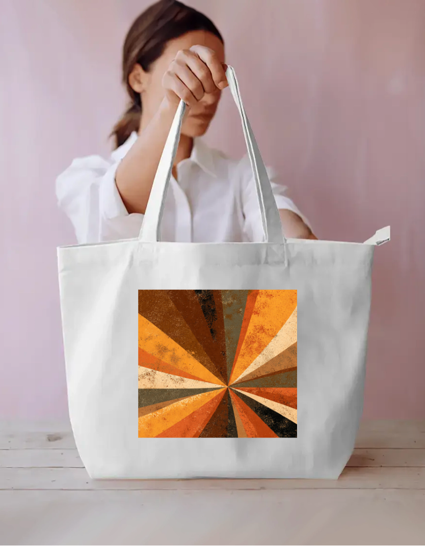 Sunburst Tote Bag Everyday Large Tote Bag by @rd_digital_store