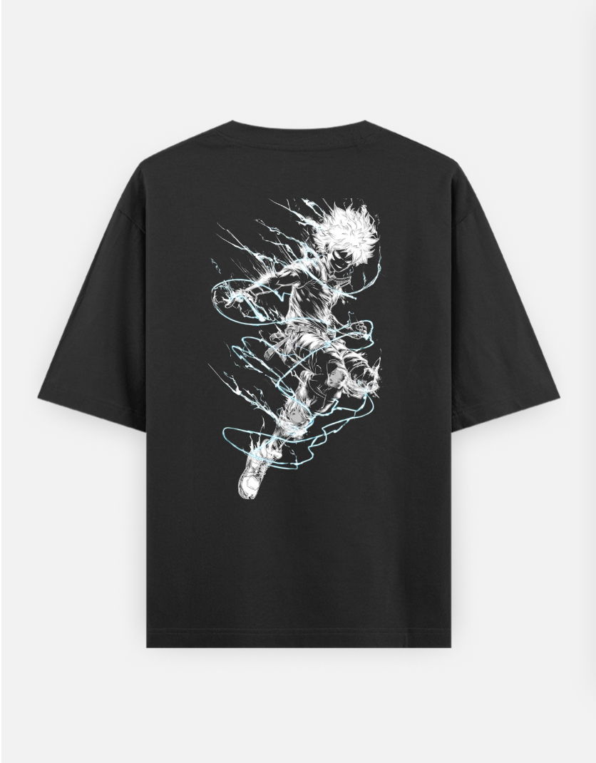 Anime T Shirt Oversized T-shirt (Back print) by @rd_digital_store