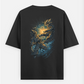 Shonen battle style T Shirt Oversized T-shirt (Back print) by @rd_digital_store
