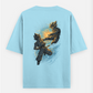 Shonen battle style T Shirt Oversized T-shirt (Back print) by @rd_digital_store