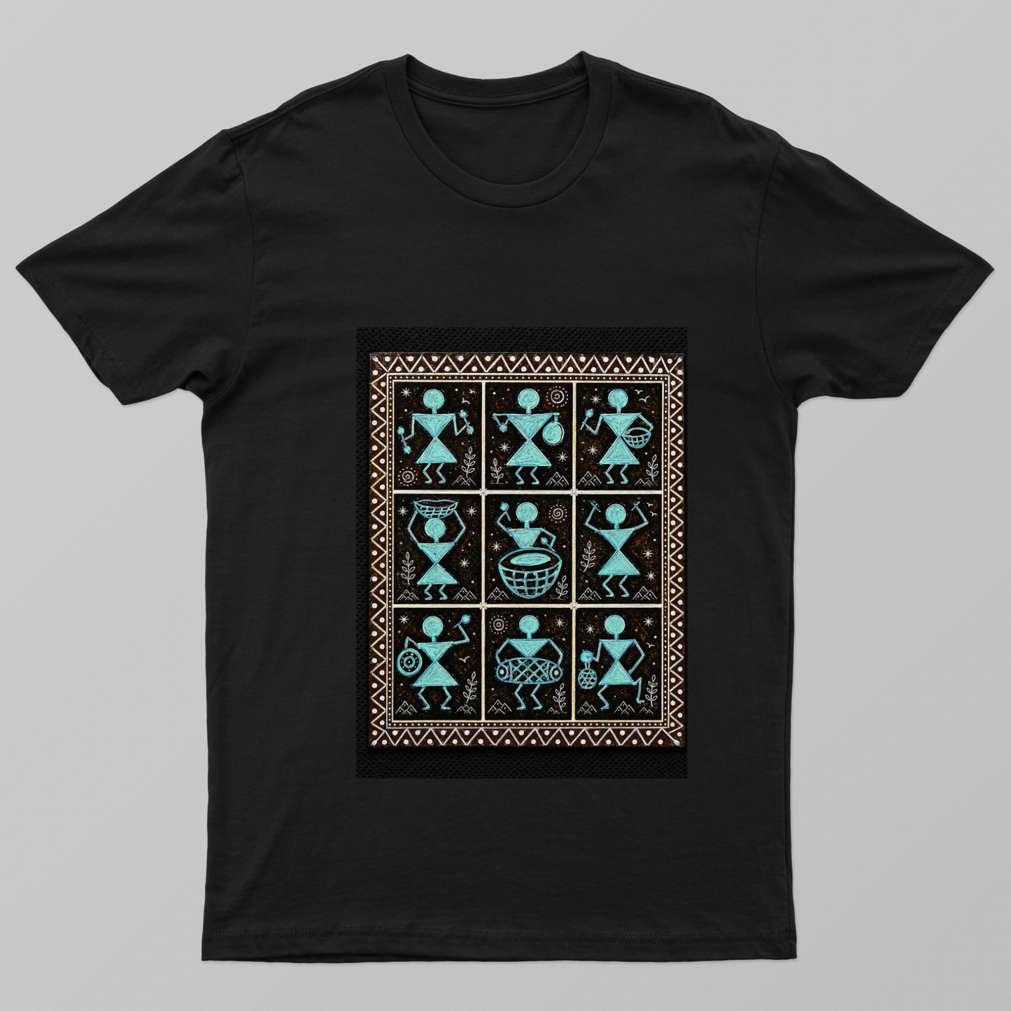 Warli Unisex T-shirt by MAHALAKSHMI SRIKANTH