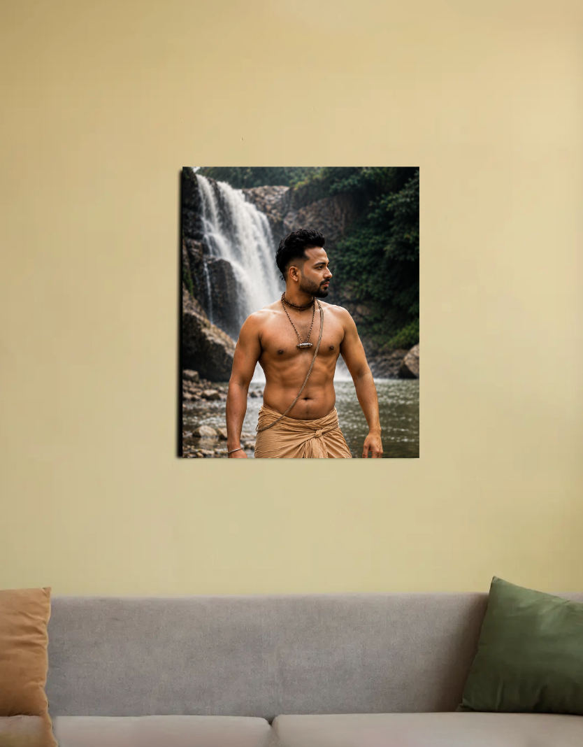 Look your goal 16"x20" Canvas Poster by Subha sardar