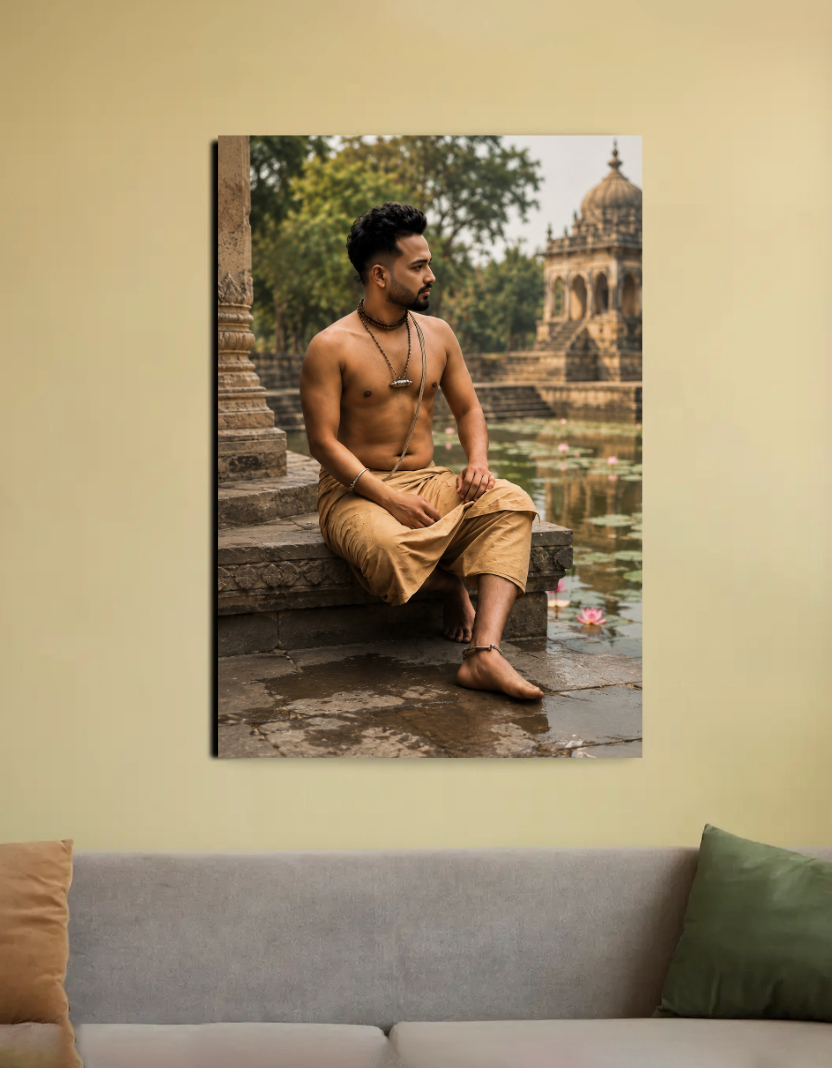 I feel my mind 20"x30" Canvas Poster by Subha sardar