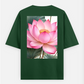 Lotus flow Oversized T-shirt (Back print) by Subha sardar