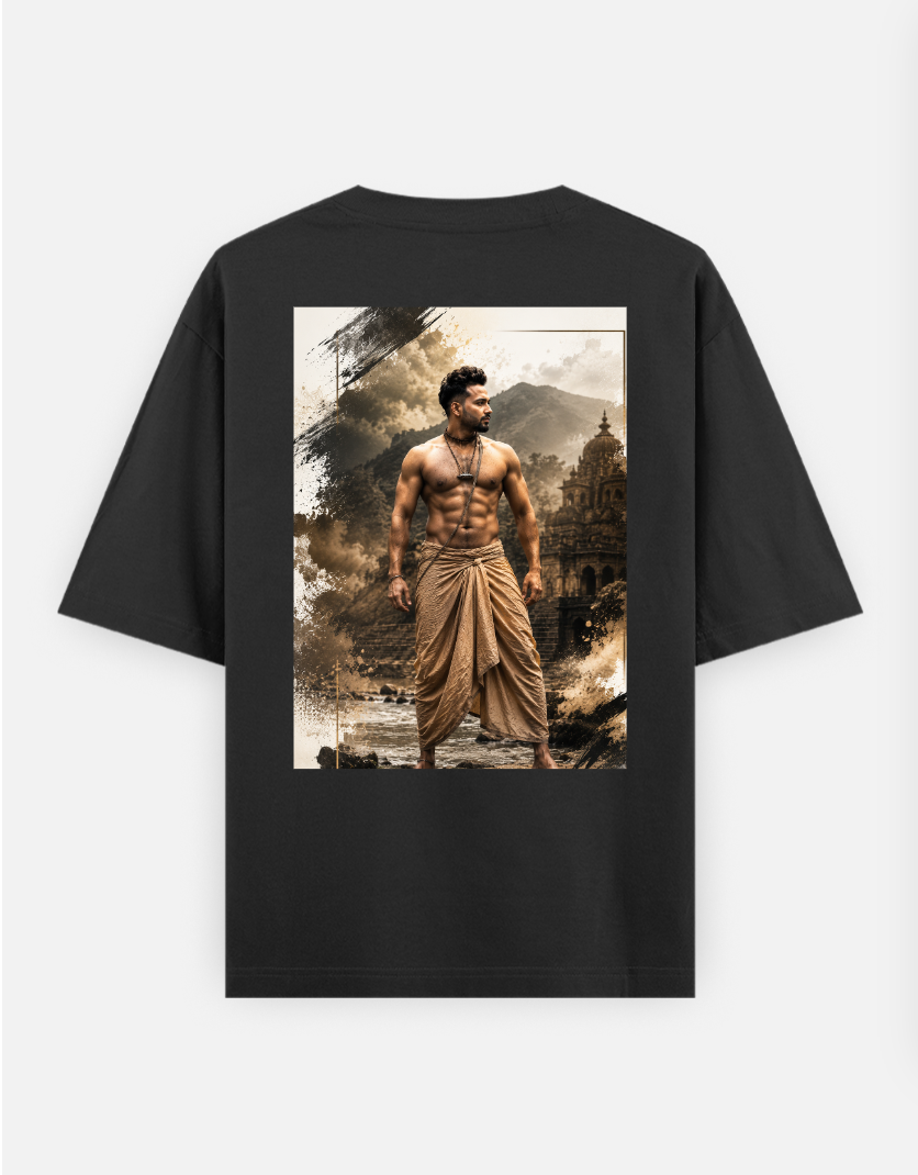 My love my choice Oversized T-shirt (Back print) by Subha sardar