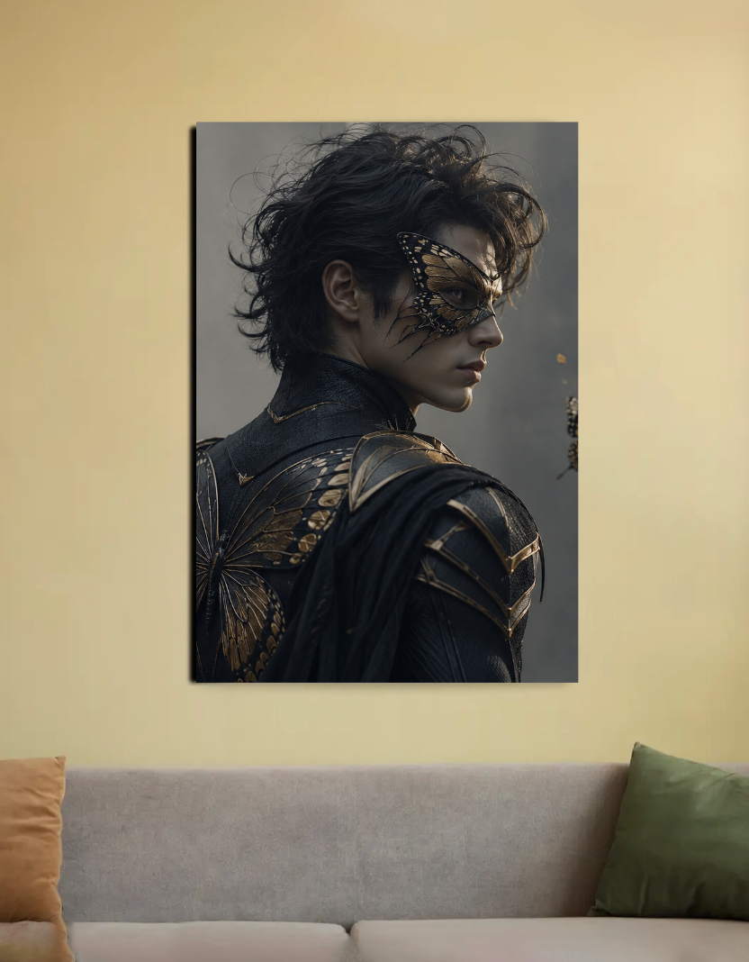 Butterfly king 20"x30" Canvas Poster by Subha sardar