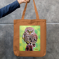 The Stare Zipper Tote Bag by @d_corner_artist