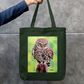 The Stare Zipper Tote Bag by @d_corner_artist