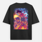 Shonen battle T-shirt Oversized T-shirt (Back print) by @rd_digital_store