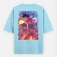 Shonen battle T-shirt Oversized T-shirt (Back print) by @rd_digital_store