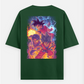 Shonen battle T-shirt Oversized T-shirt (Back print) by @rd_digital_store