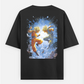 fighters colliding T Shirt Oversized T-shirt (Back print) by @rd_digital_store