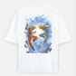 fighters colliding T Shirt Oversized T-shirt (Back print) by @rd_digital_store