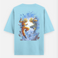fighters colliding T Shirt Oversized T-shirt (Back print) by @rd_digital_store