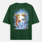 fighters colliding T Shirt Oversized T-shirt (Back print) by @rd_digital_store