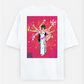 She Who Sees Beyond Oversized T-shirt (Back print) by @deliriumbyprashant308
