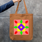 Rangoli Zipper Tote Bag by @sujees_shop