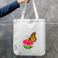 Butterfly Zipper Tote Bag by @sujees_shop