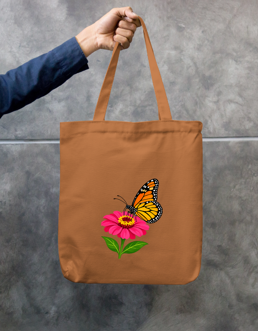 Butterfly Zipper Tote Bag by @sujees_shop
