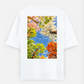 Liza Oversized T-shirt (Back print) by Tessa Mathew