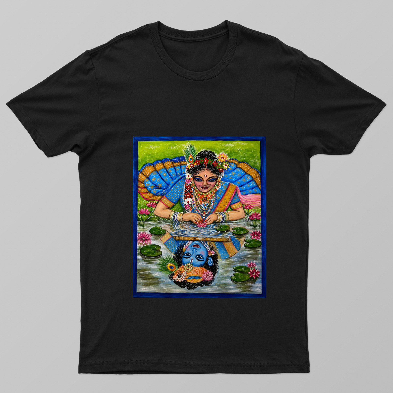 Radhe Krishn Unisex T-shirt by MAHALAKSHMI SRIKANTH