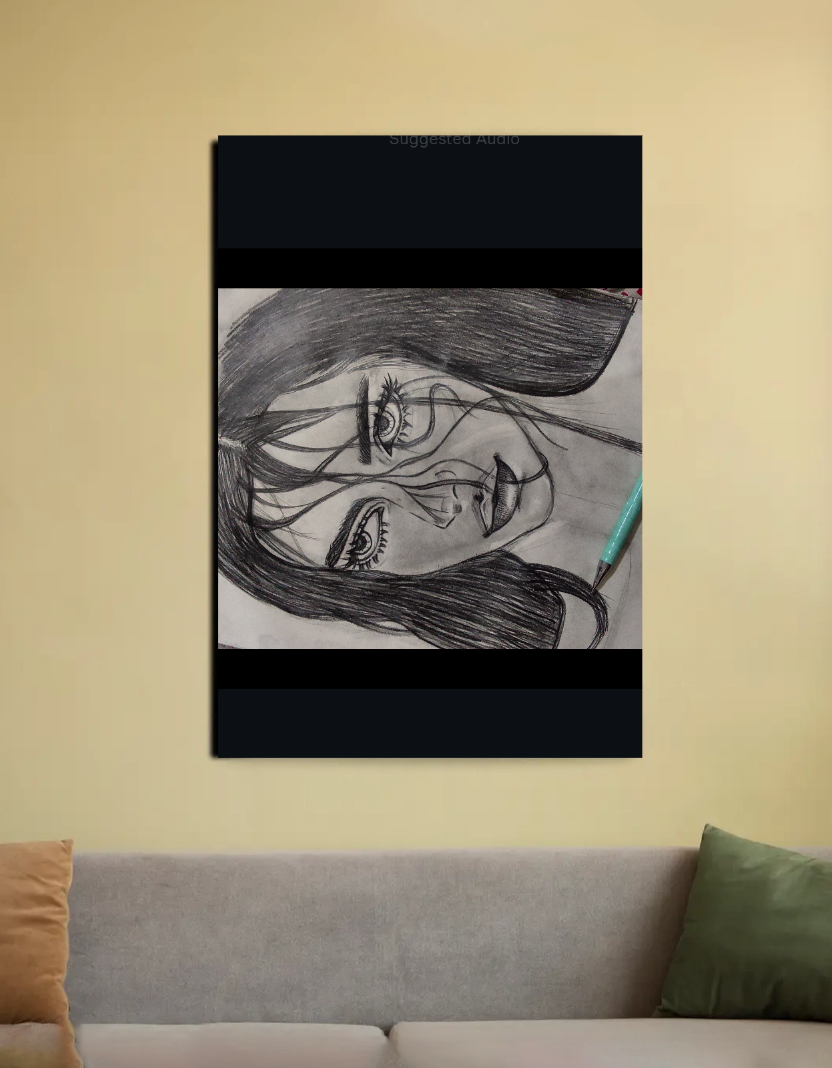 Billie elish design 20"x30" Canvas Poster by @softstroke_art7